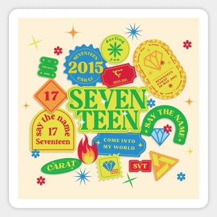 seventeen retro darling you Magnet